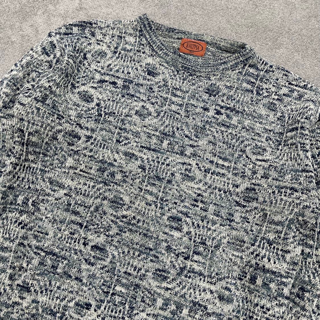 100 knitpia 패턴 니트 스웨터 상품이미지2