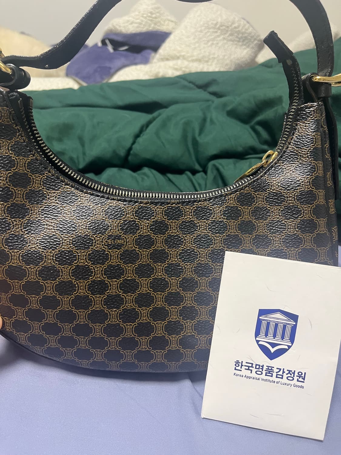 셀린느 블랙 마카담 호보백 상품이미지7