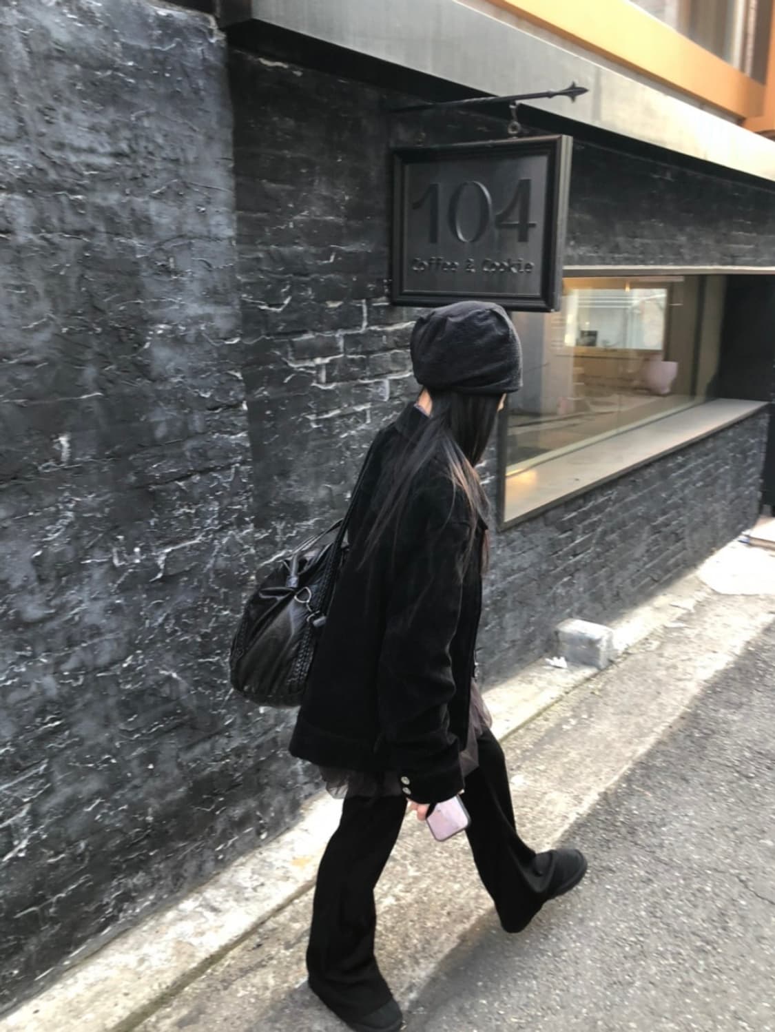 새상품) 슬립오버 레이어드 부츠컷 팬츠 슬립오버 부츠컷 상품이미지3