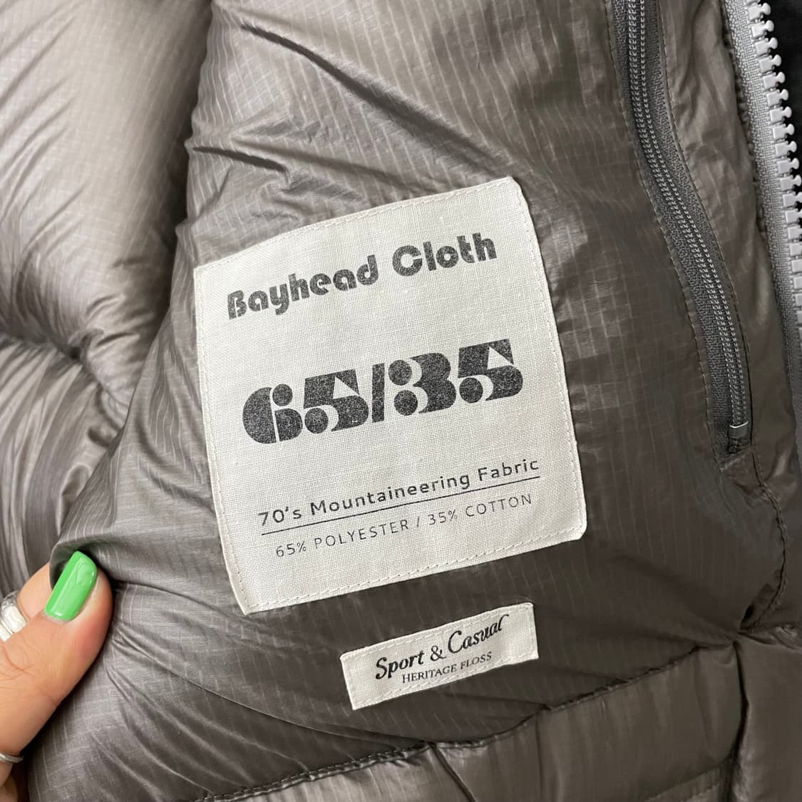 헤리티지 플로스 블랙 패딩자켓 상품이미지8