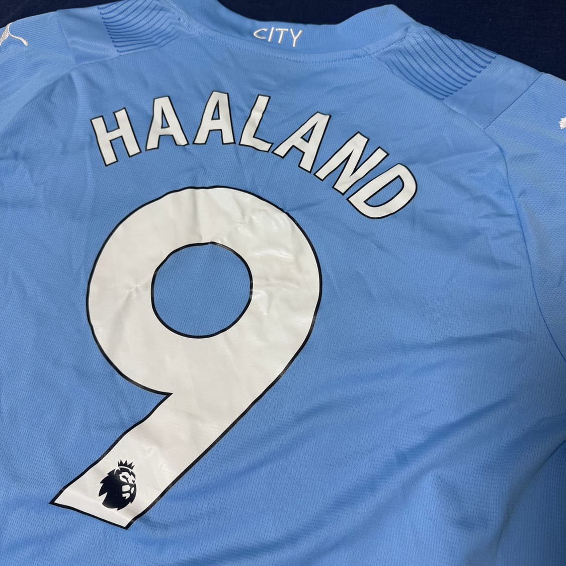 정품 맨시티 23-24 홈 유니폼 홀란마킹 상품이미지3