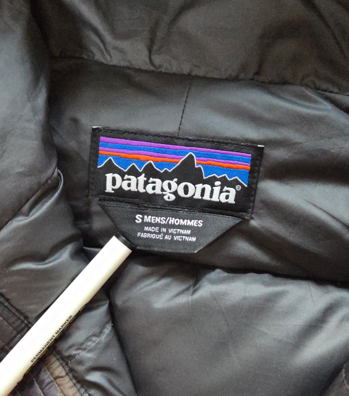 (S/55)파타고니아 카모 하이로프트 다운 후디 패딩 상품이미지4