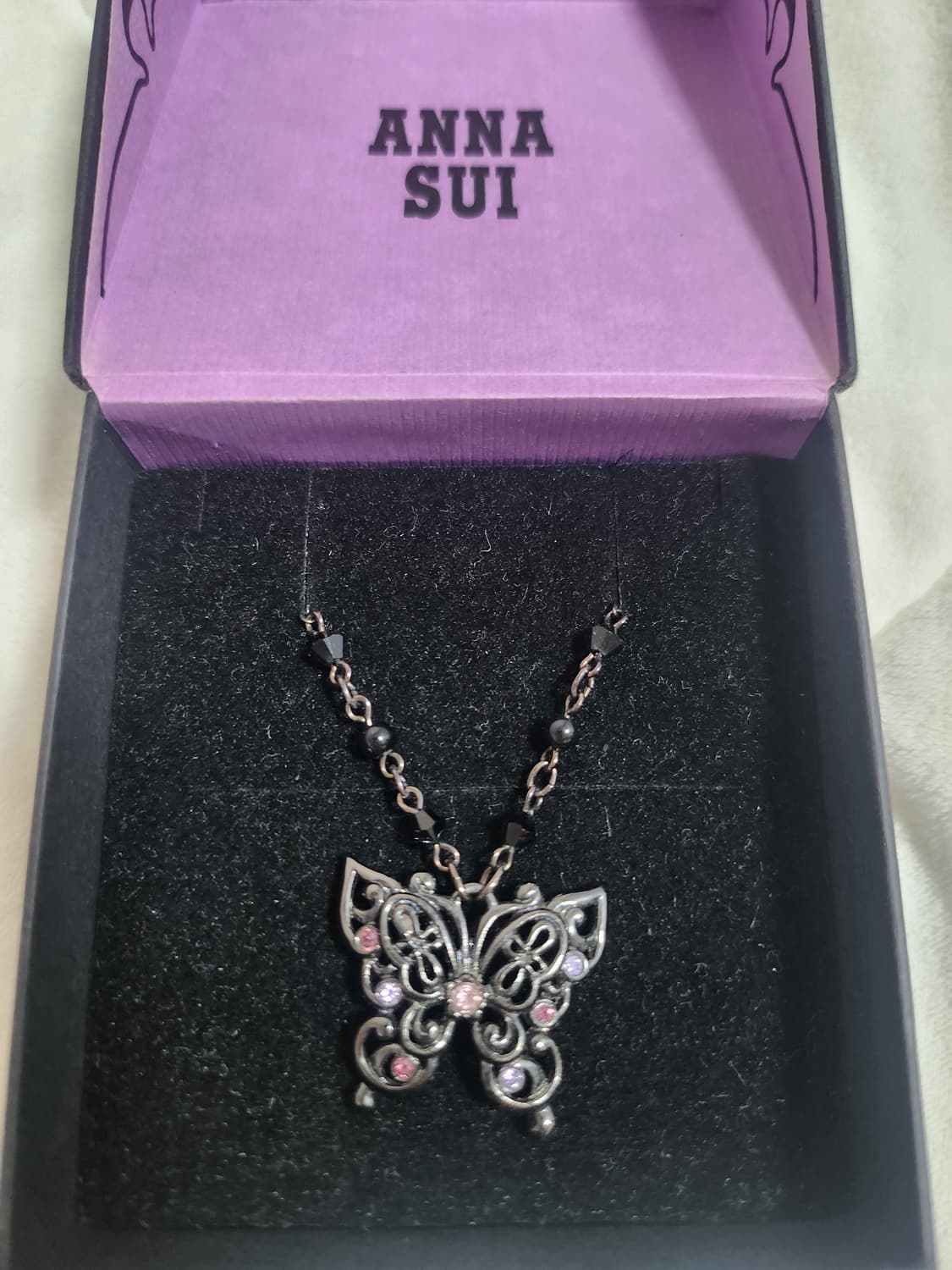 안나수이 나비 열쇠 목걸이 상품이미지5