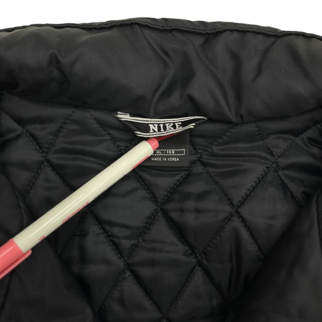 90's 코리아 메이드 동계 심플 검흰 윔엄 상품이미지6