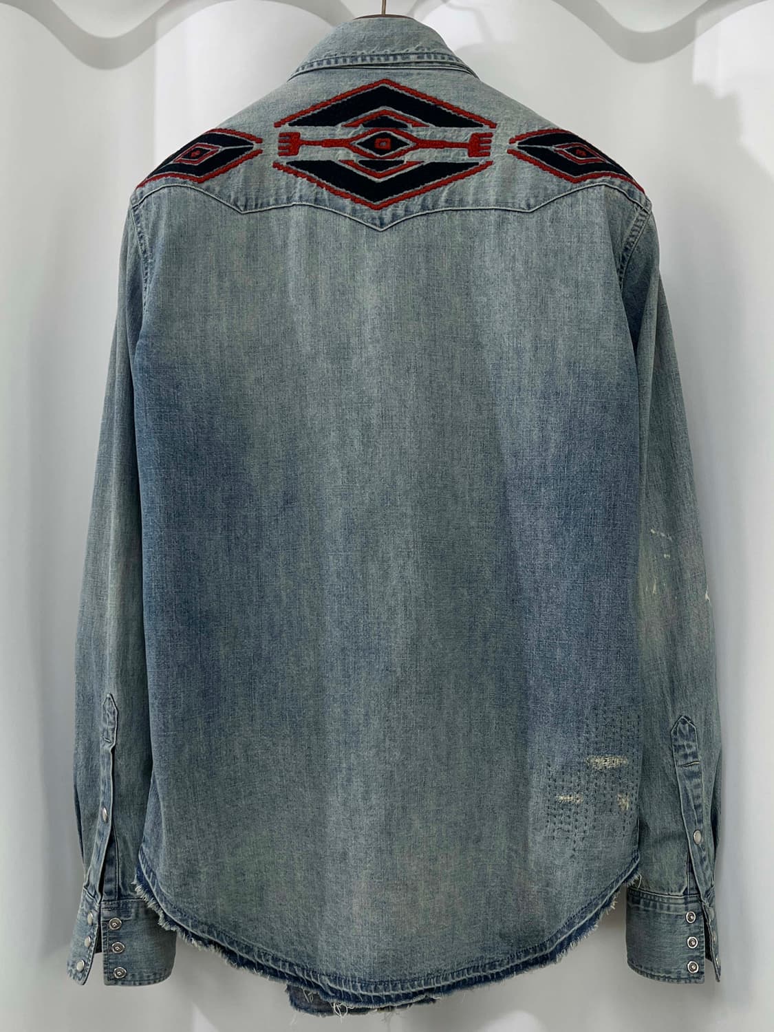 폴로 랄프로렌 리페어 콘초 아즈텍 사우스 웨스턴 데님 셔츠 상품이미지2