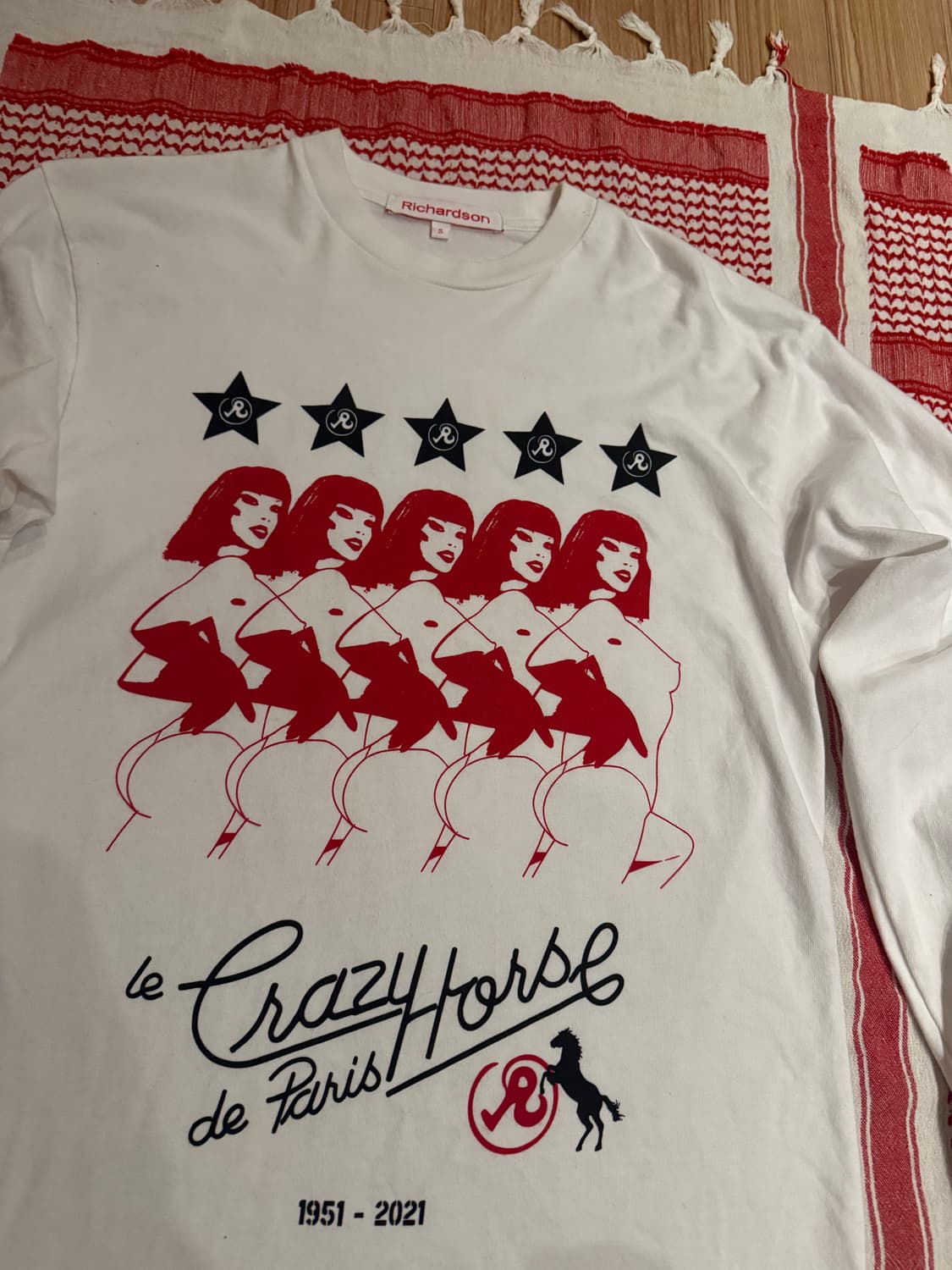 리차드슨 Crazy horse 프린팅 롱 슬리브 티셔츠 상품이미지2