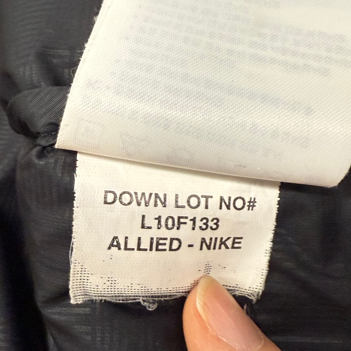 나이키 맨유 올 블랙 숏패딩  상품이미지7