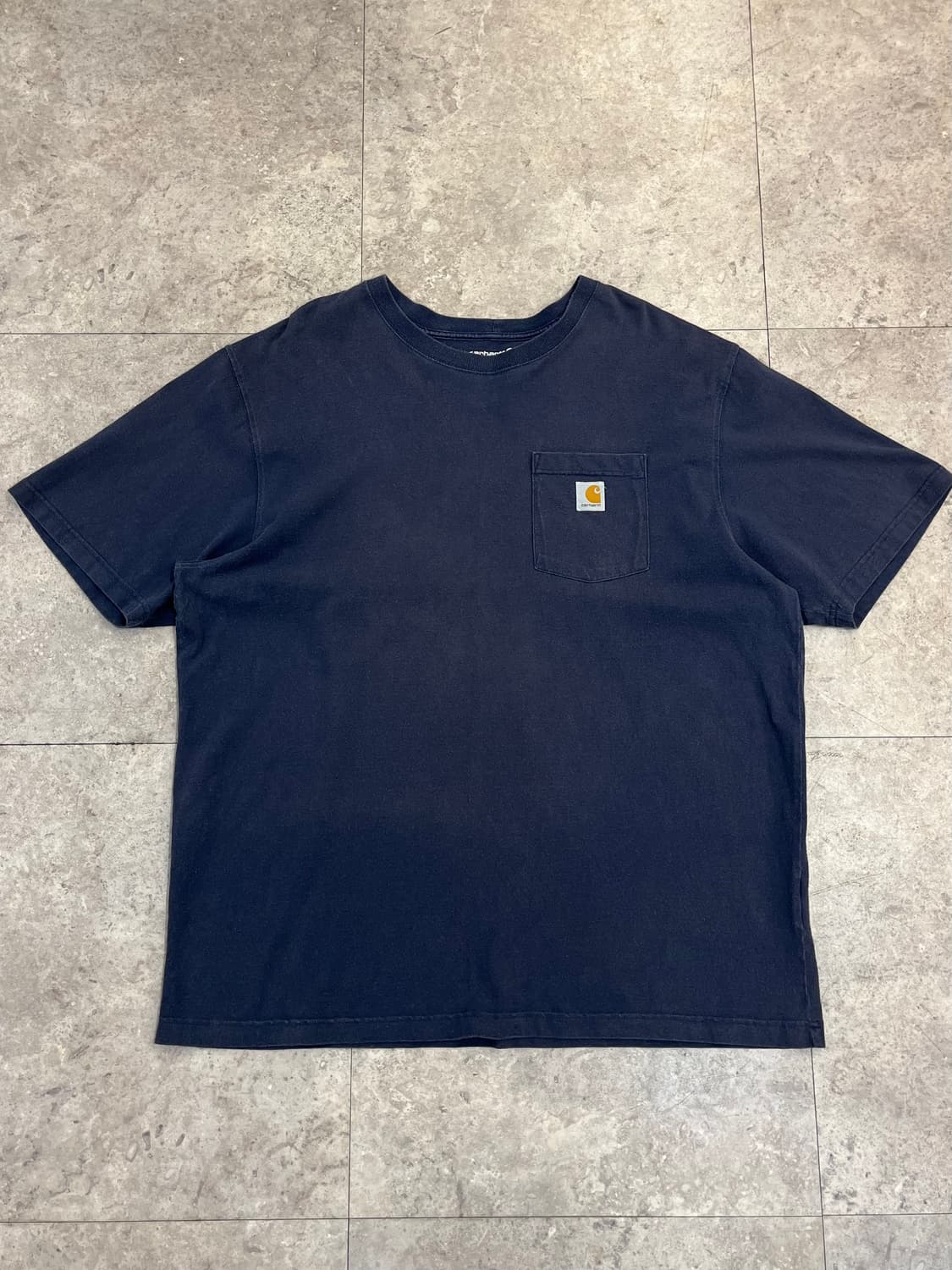 칼하트 루즈핏 포켓 반팔티 네이비 XL #csz3646 상품이미지4