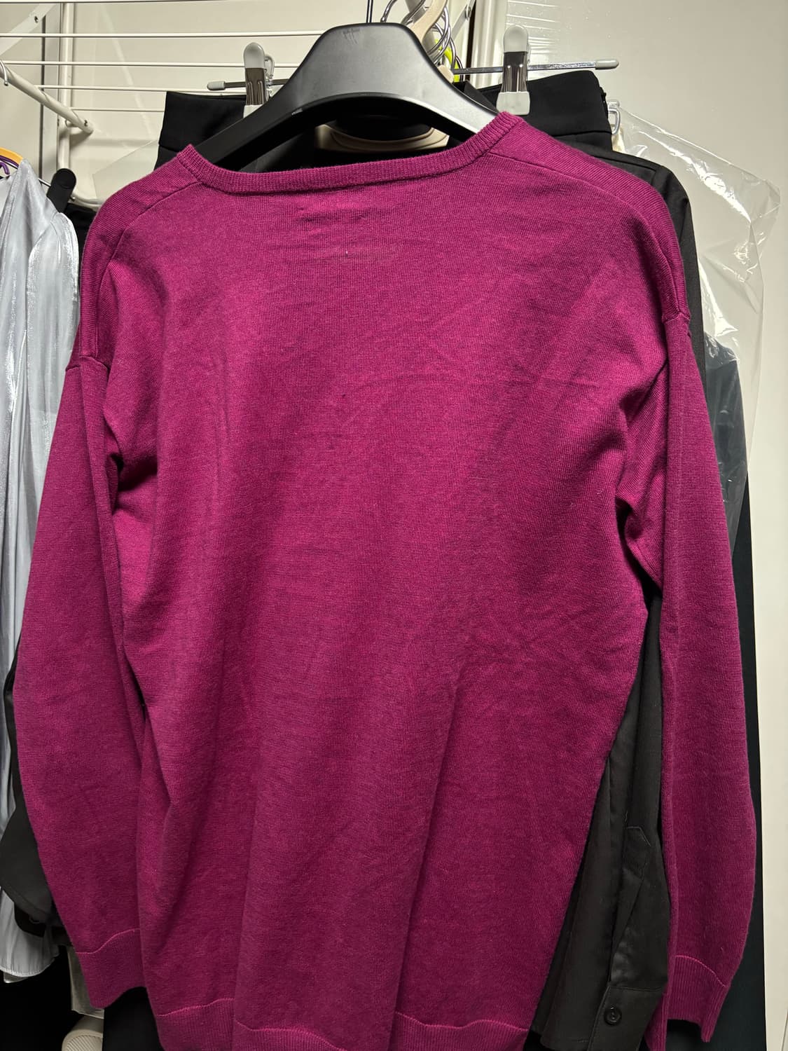 폴로 랄프로렌 워셔블 피마코튼 브이넥 니트 S 상품이미지4