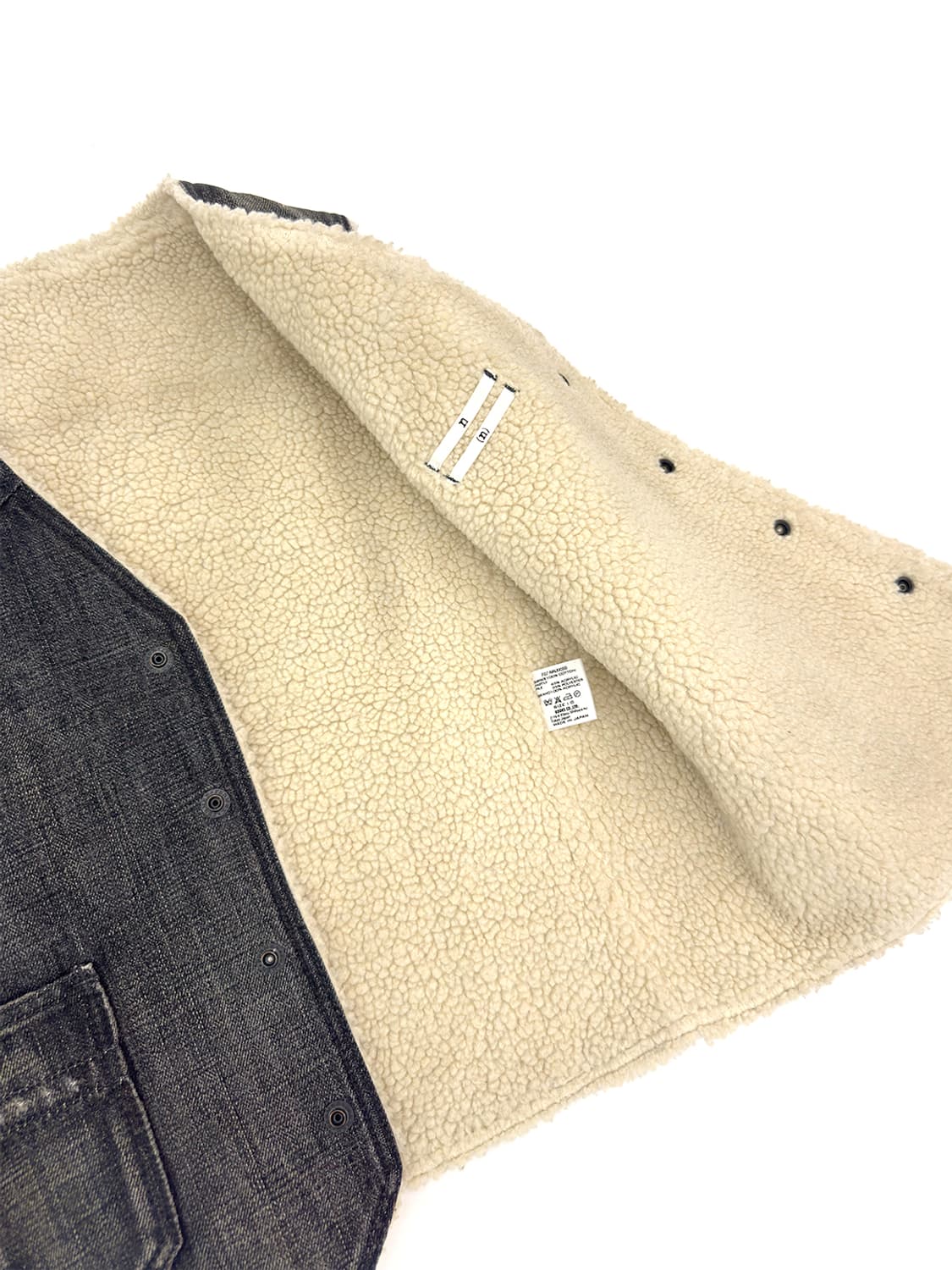 Number (N)ine  Denim Sherpa Vest/ 1 상품이미지5