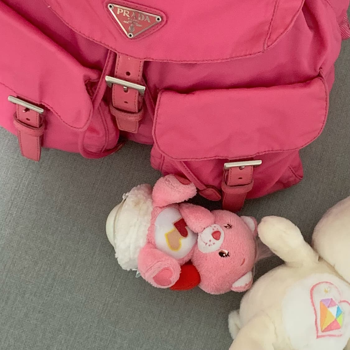 정품 프라다 백팩 딥핑크 상품이미지2