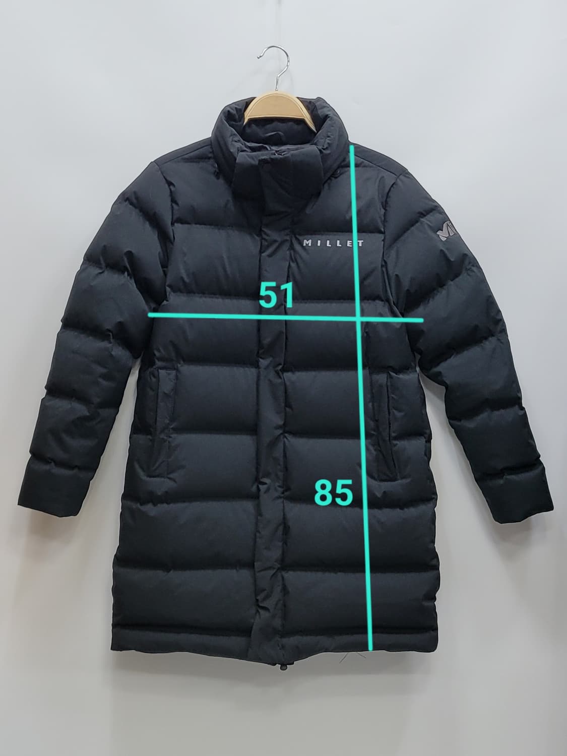 MILLET 밀레 다운 패딩 / 여 85 (주니어 160) 블랙
 상품이미지10