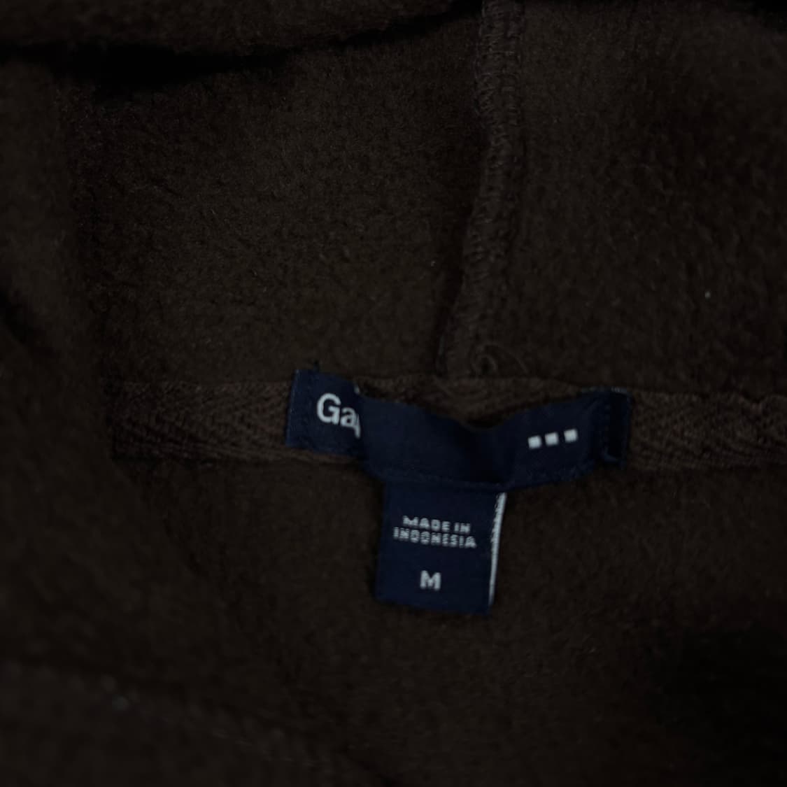 갭 브라운 후리스 후드티  상품이미지6