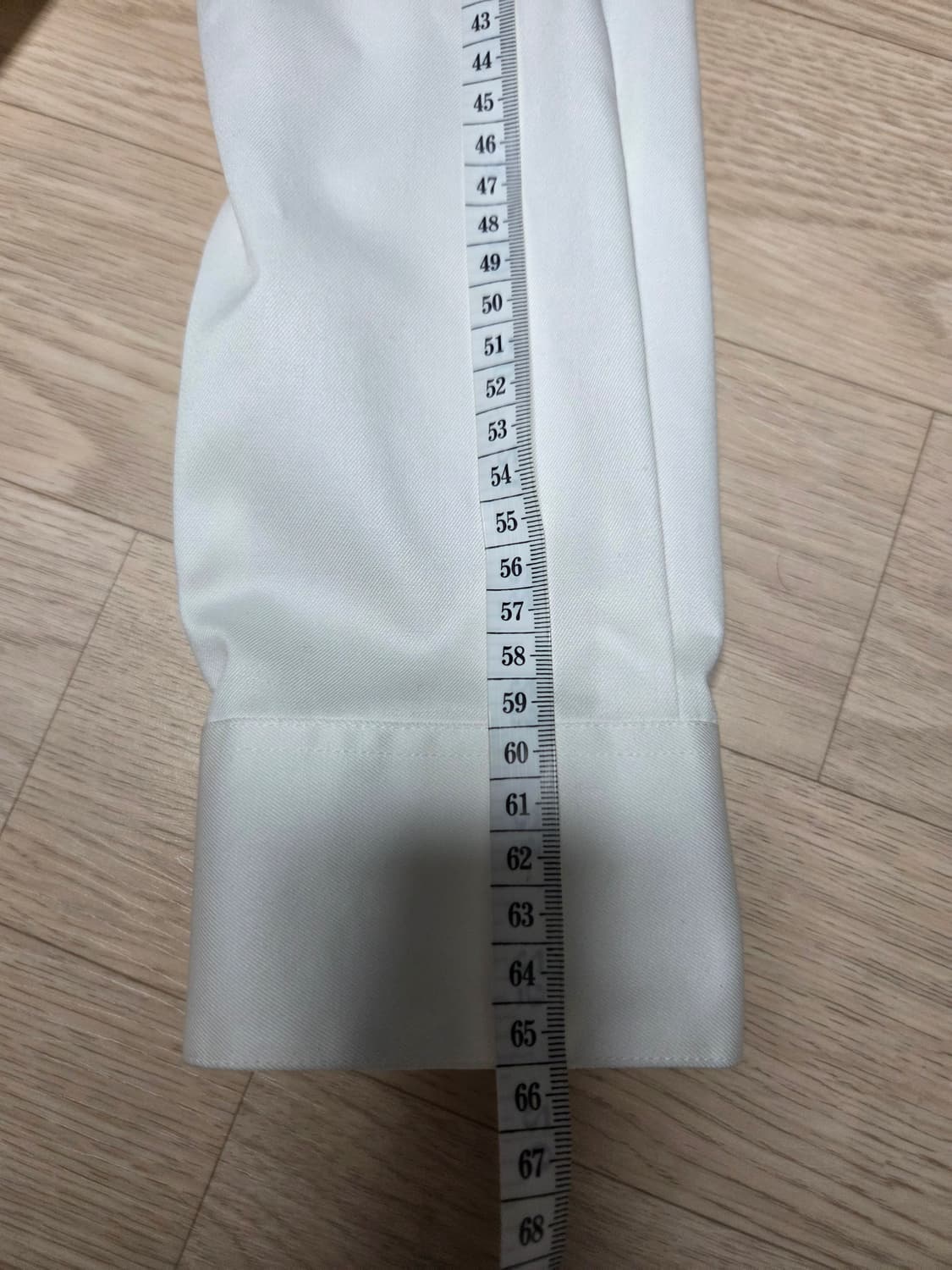 (3회 미만 착용)캘빈클라인 non-iron 와이드스프레드 셔츠 남방 상품이미지10