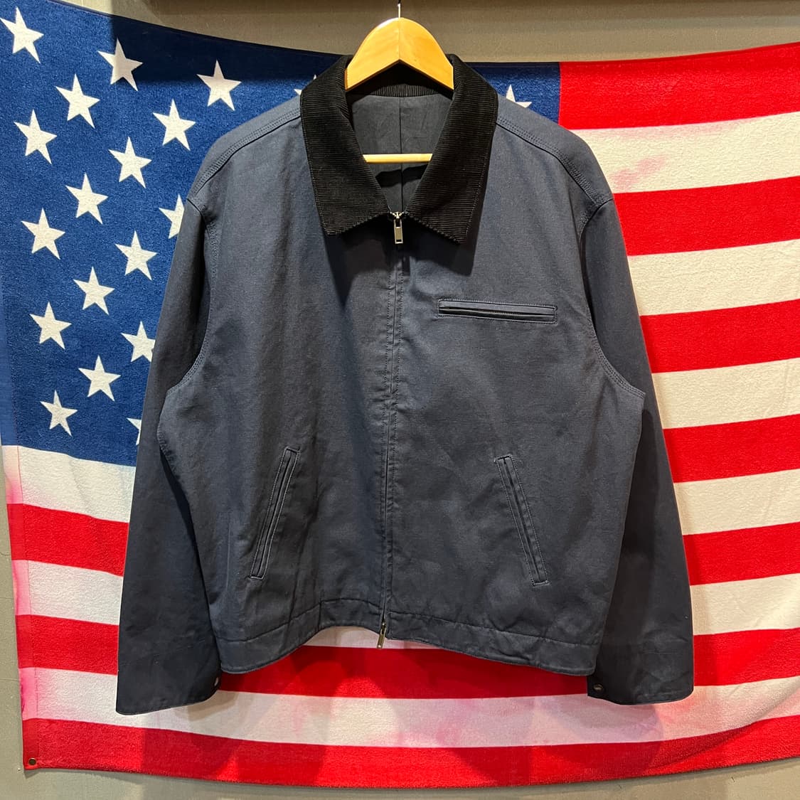 무신사 스탠다드 네이비 워크자켓 상품이미지1