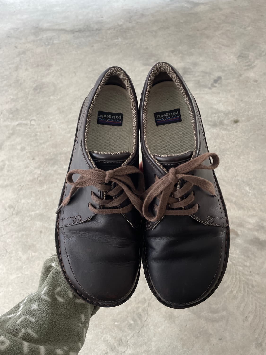 00s Patagonia Loulu Velvet Brown Leather 상품이미지5