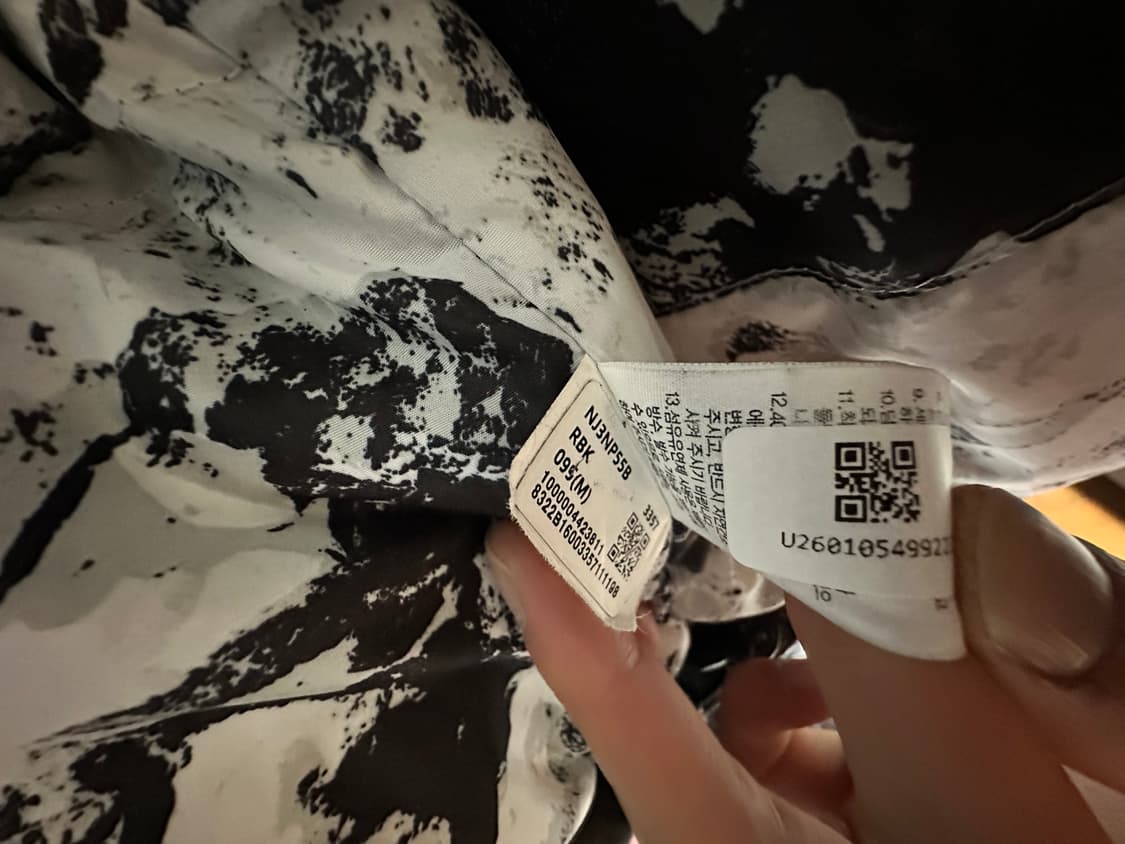 급처)노스페이스 온 볼 자켓 리얼 블랙 NJ3NP55B 상품이미지5