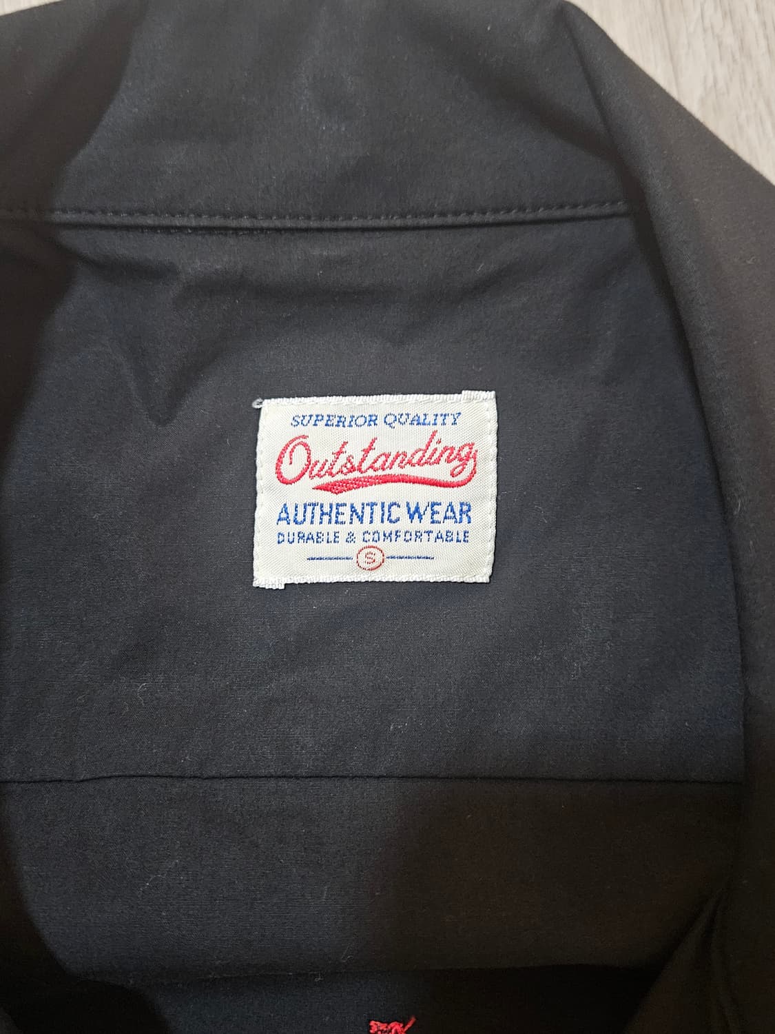 아웃스탠딩 볼링셔츠 블랙 S 상품이미지2