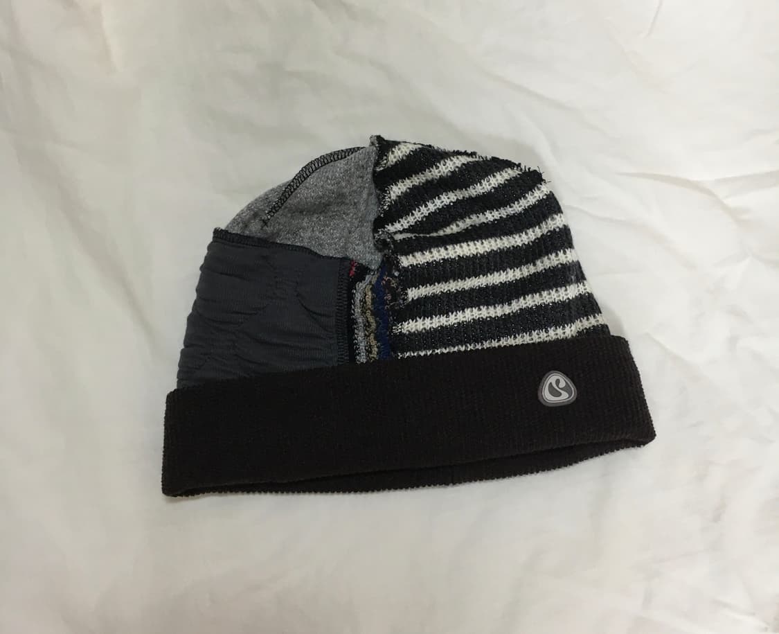 코이세이오 패치워크 비니 브라운 상품이미지1