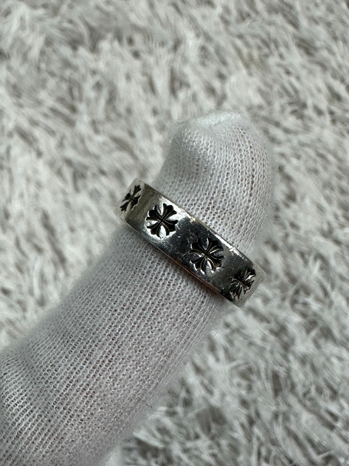 [US 5.5] 백화점판 정품 크롬하츠 포에버링 6mm 상품이미지5