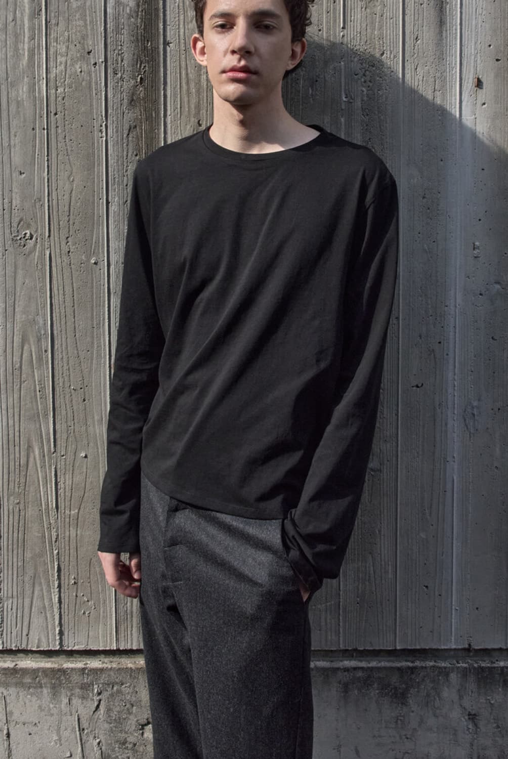 [3] MUDULE SEMI LONGSLEEVE 머듈 세미 롱슬리브 블랙 상품이미지2