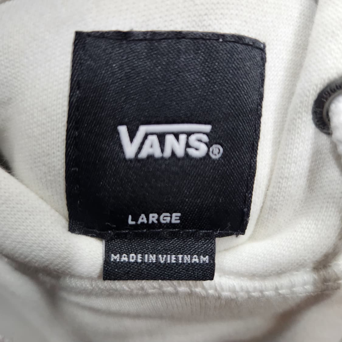 반스 로고 사이드 체커보드 후드티 L(L) 상품이미지5