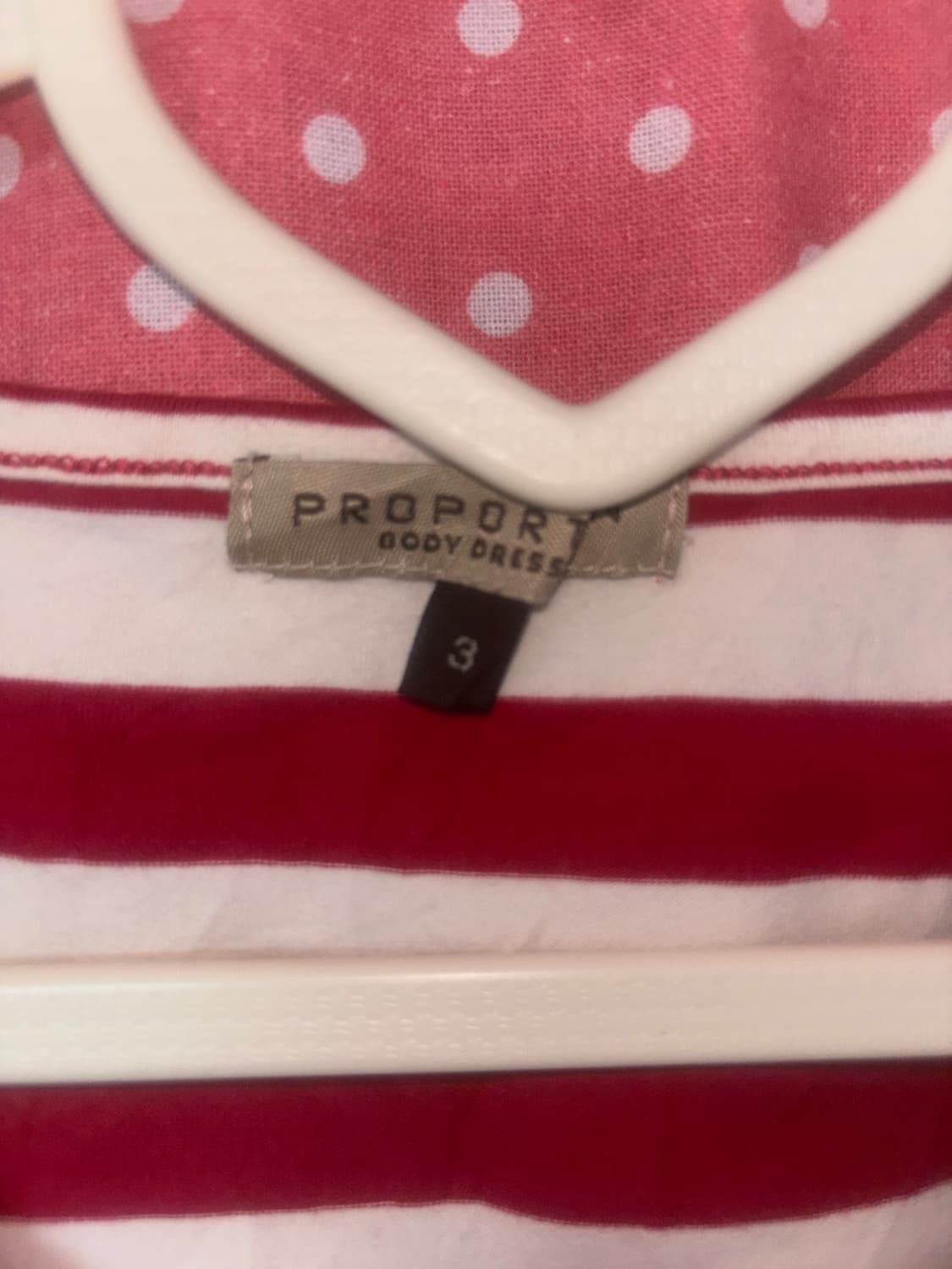 [PROPORTION BODY DRESSING] 레드 스트라이프 티셔츠 상품이미지2