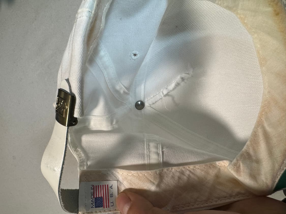 아즈텍 빈티지 스냅백 made in usa 화이트 볼캡 트러커캡 모자 상품이미지5