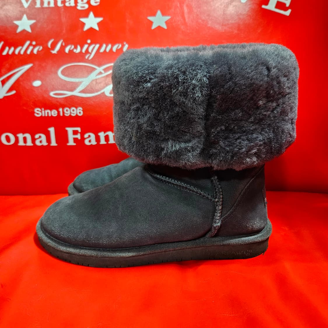 베어파우 나탈리아 차콜 퍼 부츠 38size 상품이미지1