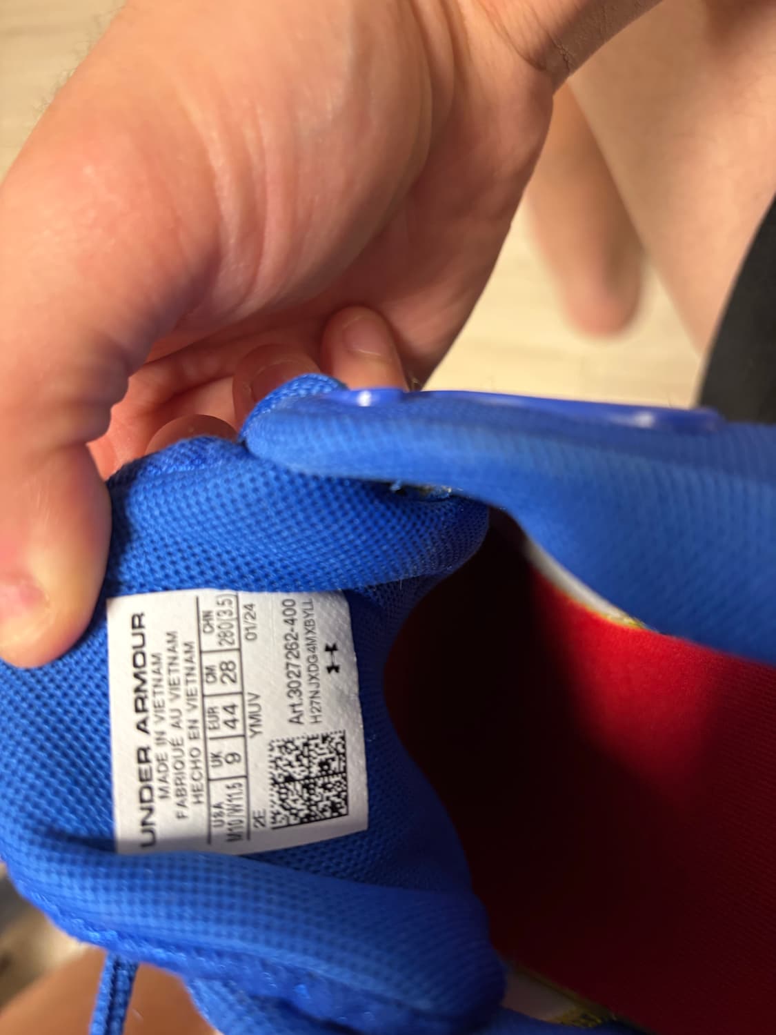 언더아마 커리농구화 판매합니다(상태sss급) 상품이미지3