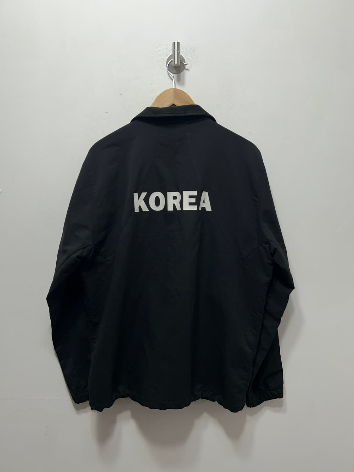 아디다스 블랙 코리아 로고 집업 저지 남성 XL  상품이미지2