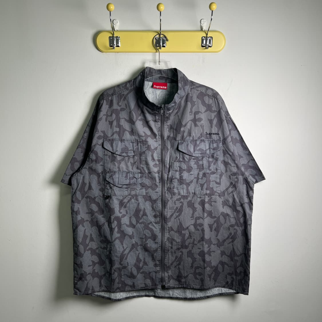 supreme 슈프림 카모플라쥬 반팔 셔츠 자켓 XL 상품이미지2