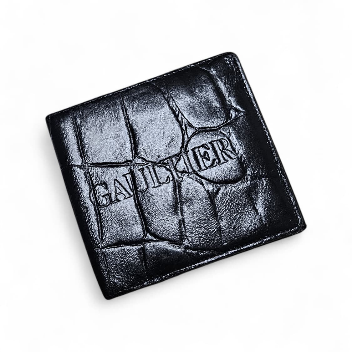 장폴고티에 아카이브 크로코형압 레더 반지갑 상품이미지1