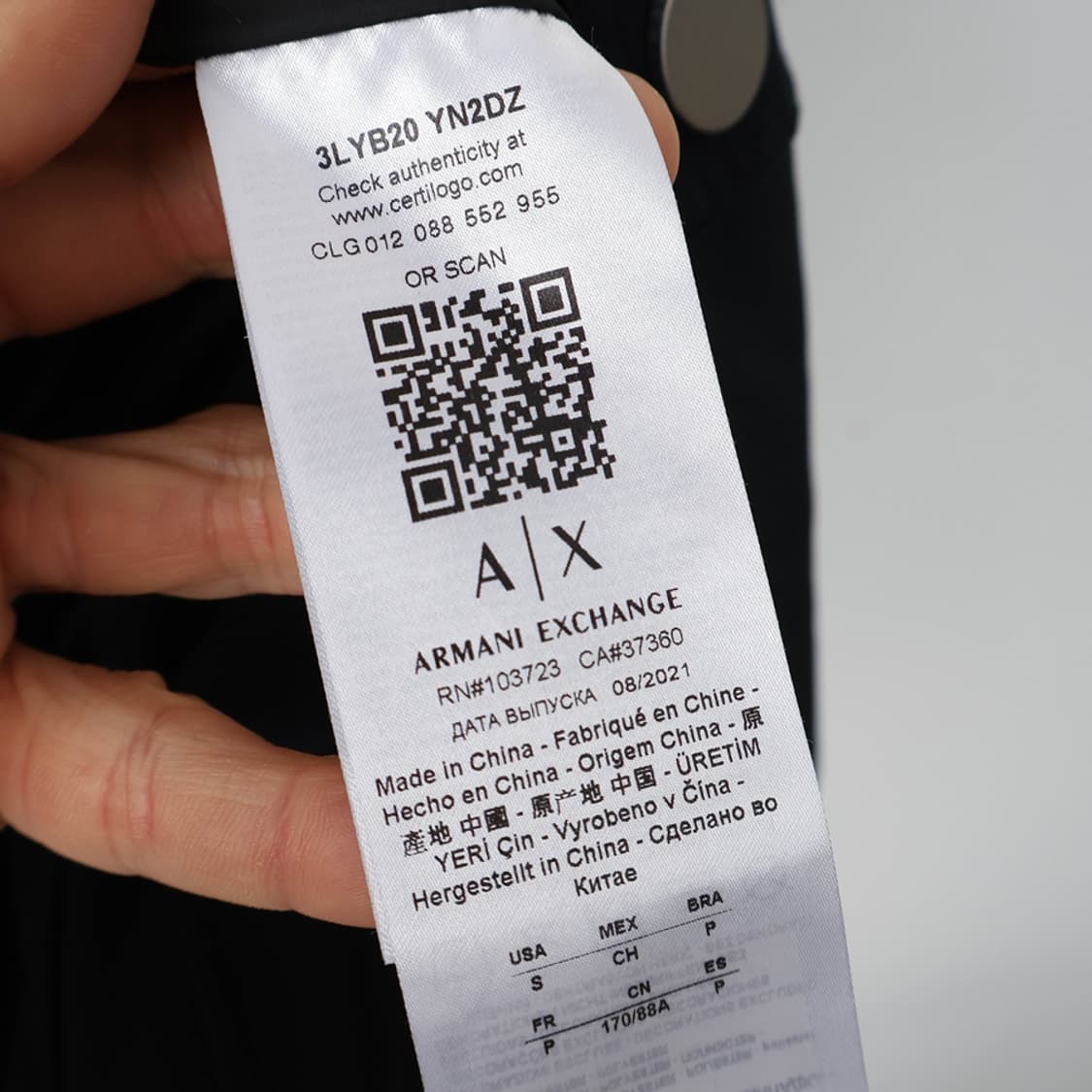 55/아르마니 익스체인지 집업 블루종 상품이미지9