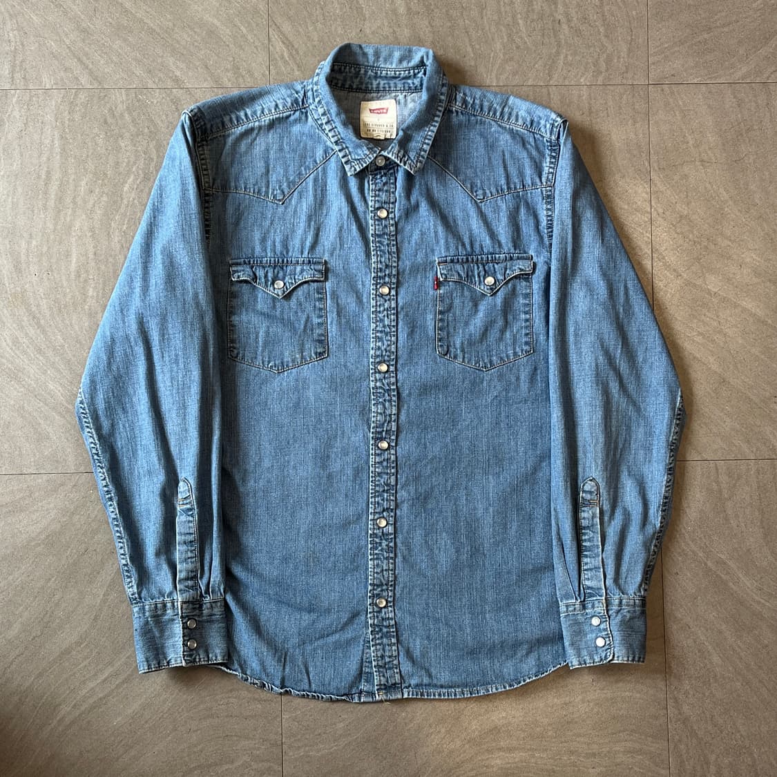 리바이스 정품 데님 긴팔 청 셔츠 상품이미지1