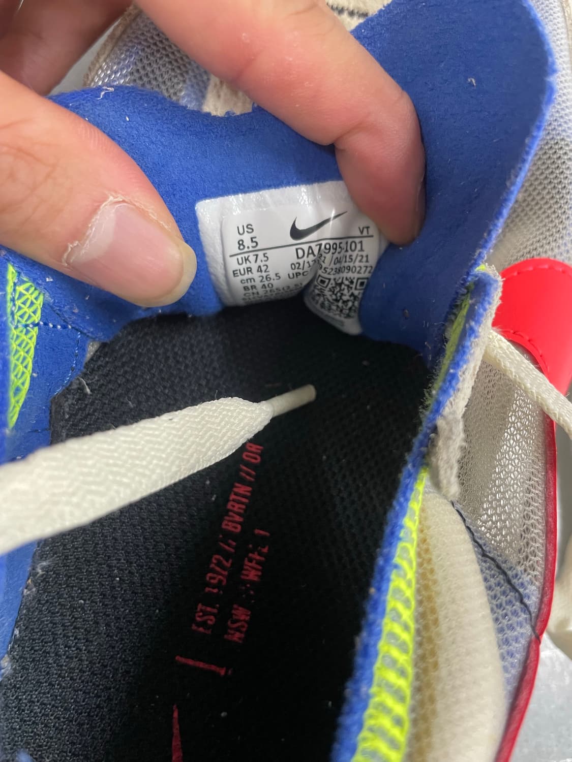 나이키 와플 원 그레이 265 상품이미지9