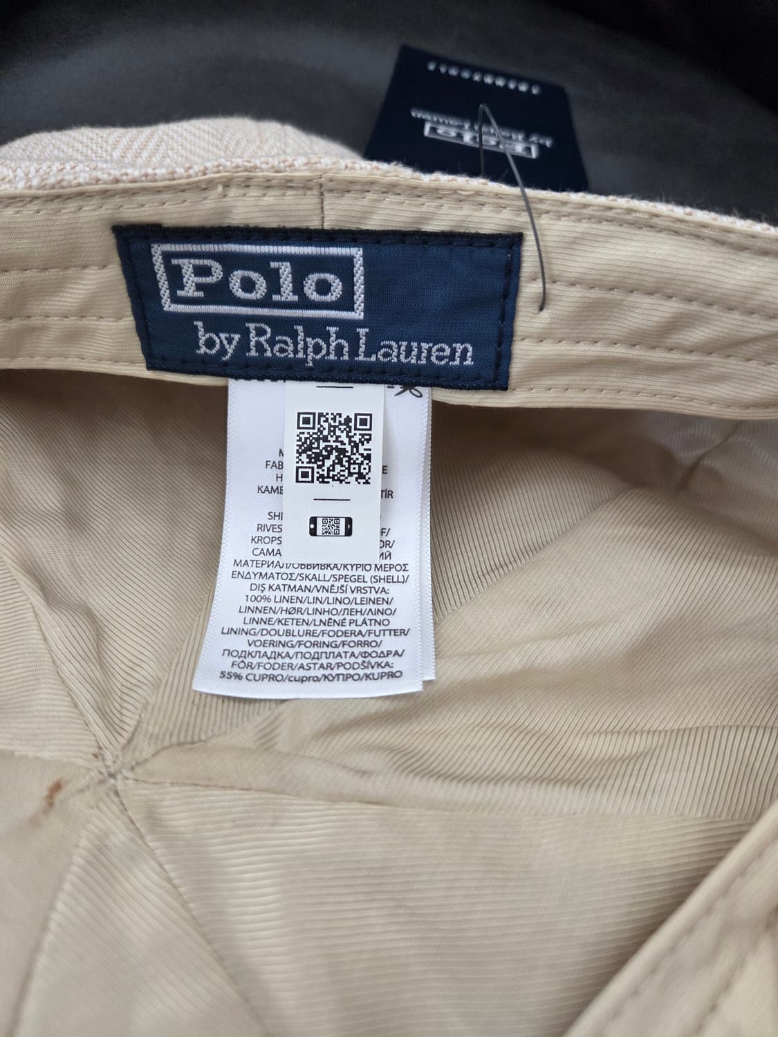 폴로 랄프로렌 × trendy golf 리넨 블렌드 헤링본  캡 상품이미지4