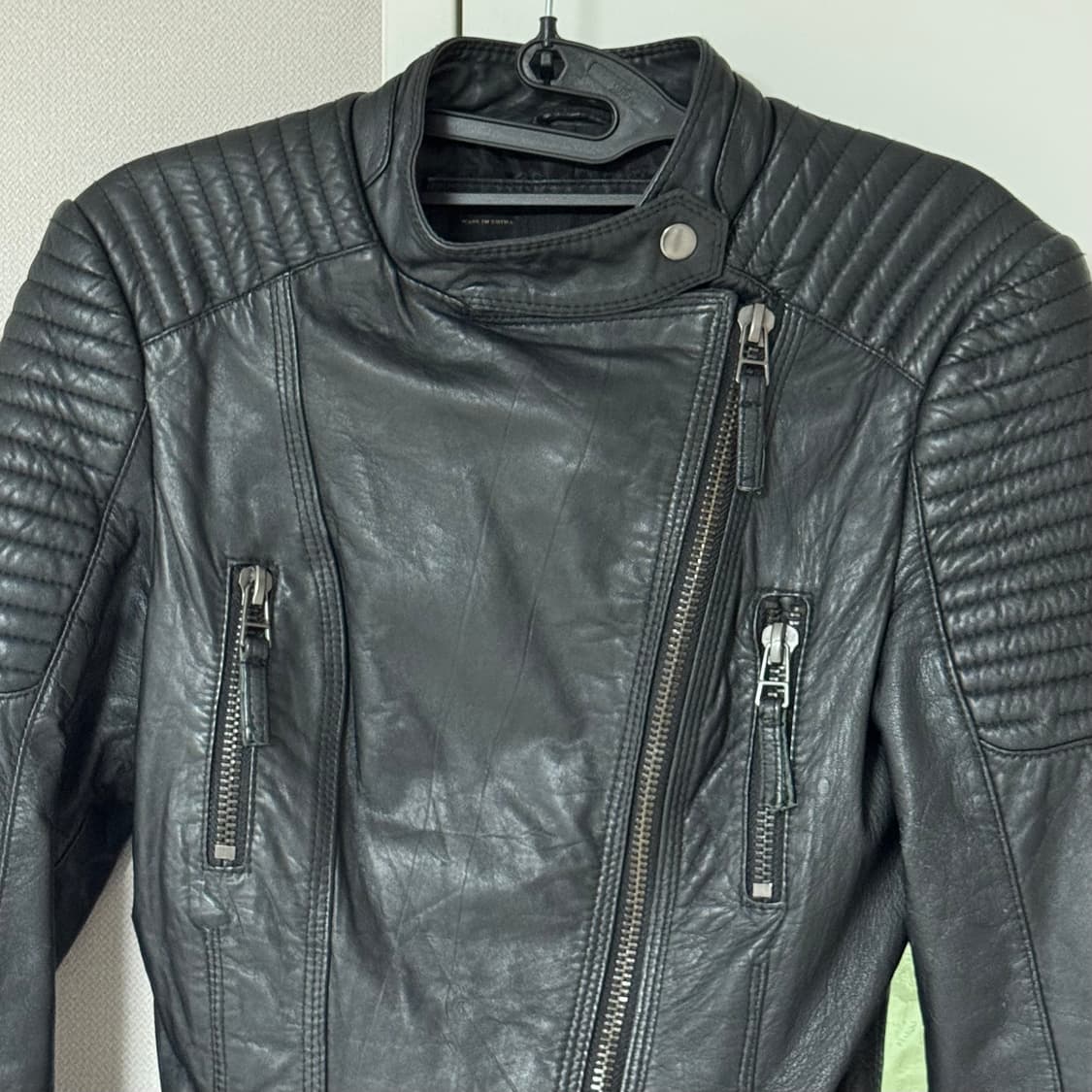 [미친핏]Zara Basic Fake Leather Jacket 상품이미지6