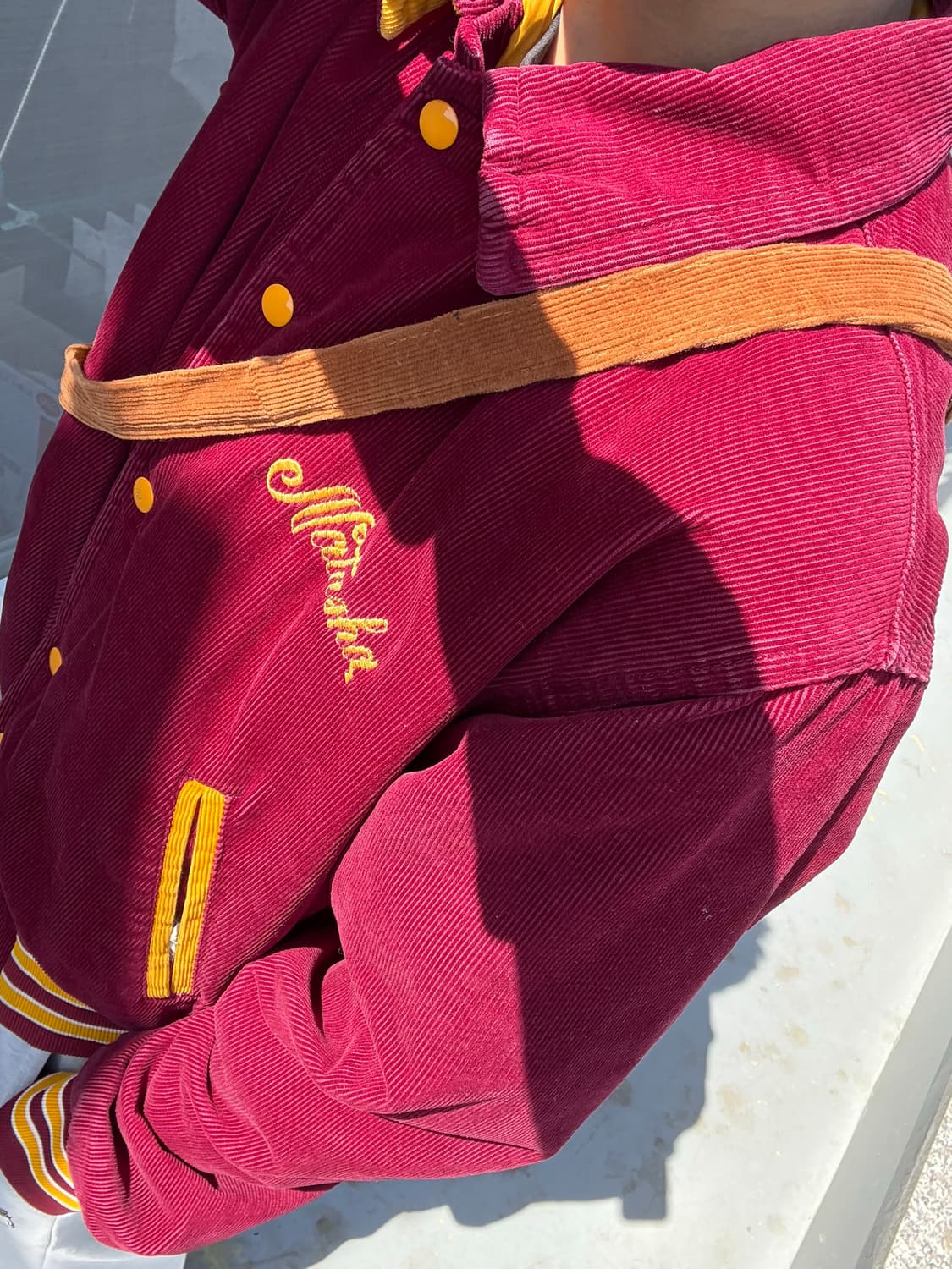 80s Westwind 코듀로이 바시티 자켓 빈티지 USA+미스터리박스 상품이미지3