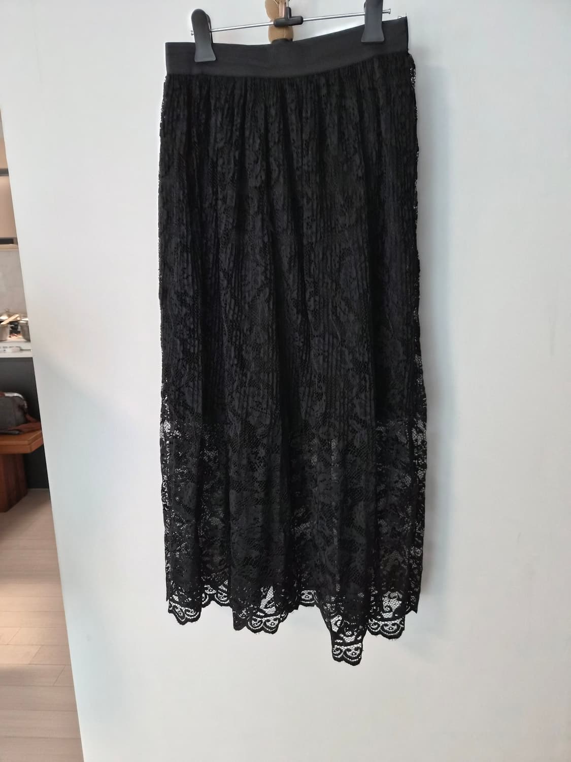 [러블리&시크] 새상품블랙 레이스 롱 스커트 판매합니다 상품이미지2