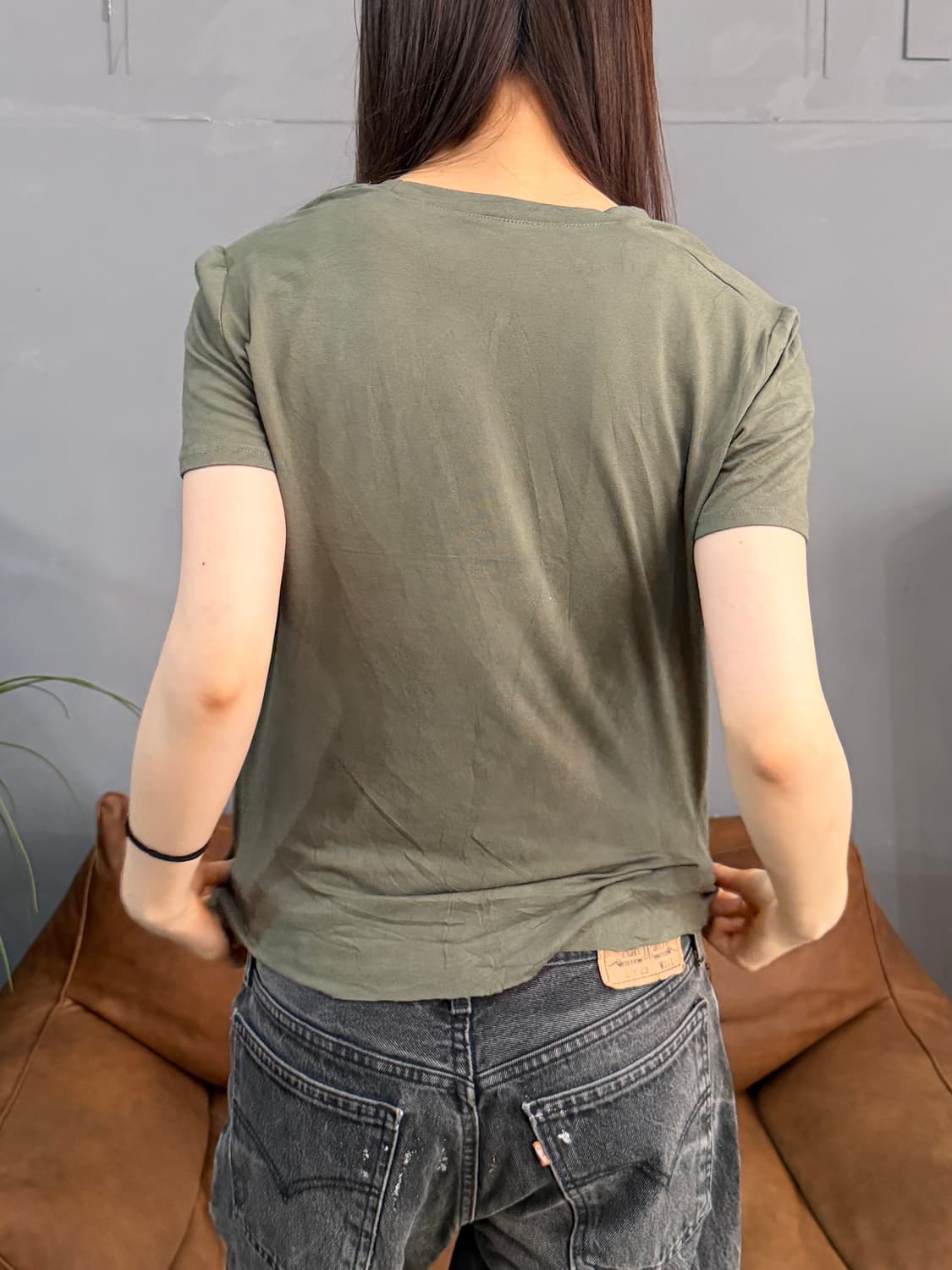 00’s 빈티지 데프 레파드 히스테리아 87 크롭티 상품이미지4