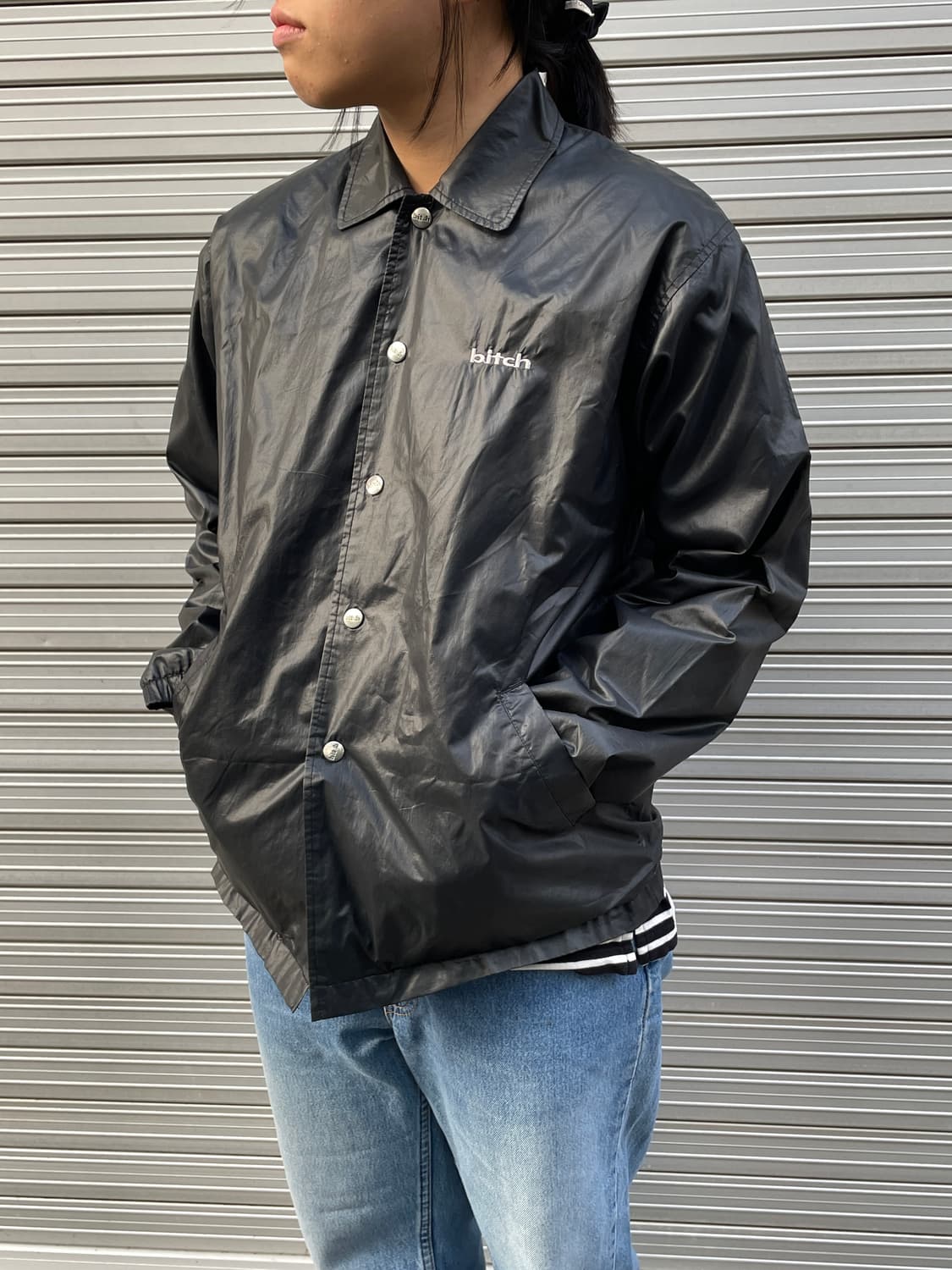 90s Bitch skateboards Black Coach Jk 상품이미지4