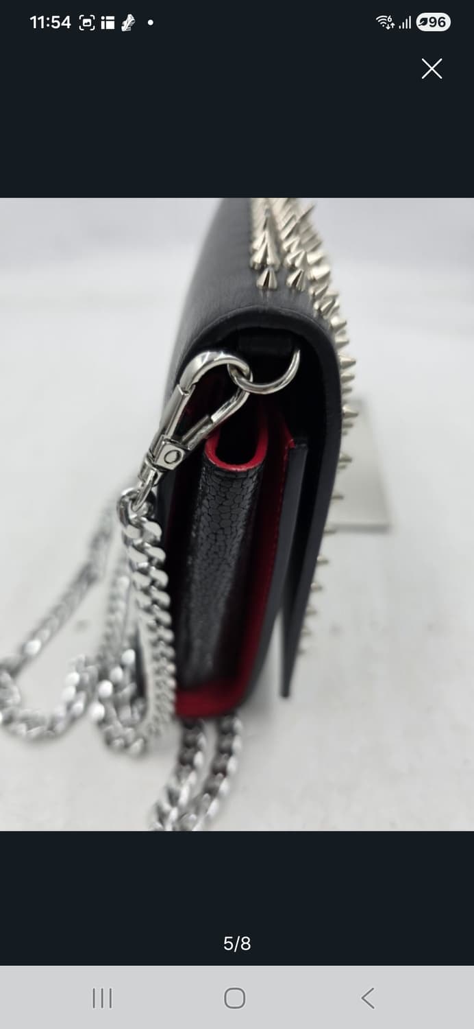 루부탱 스터드 체인 클러치겸 크로스가방 상품이미지6