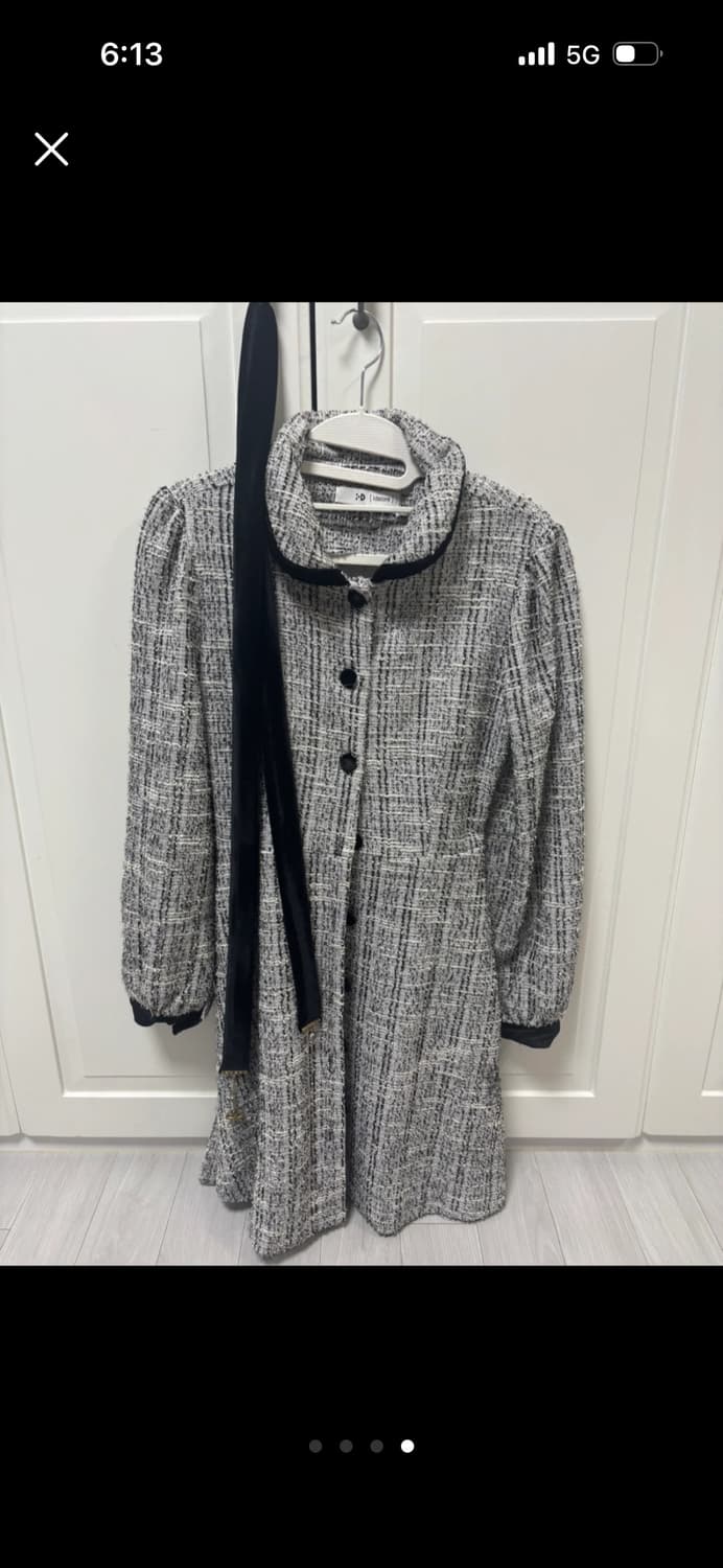 백화점 트위드 원피스 / 하객룩 상품이미지4