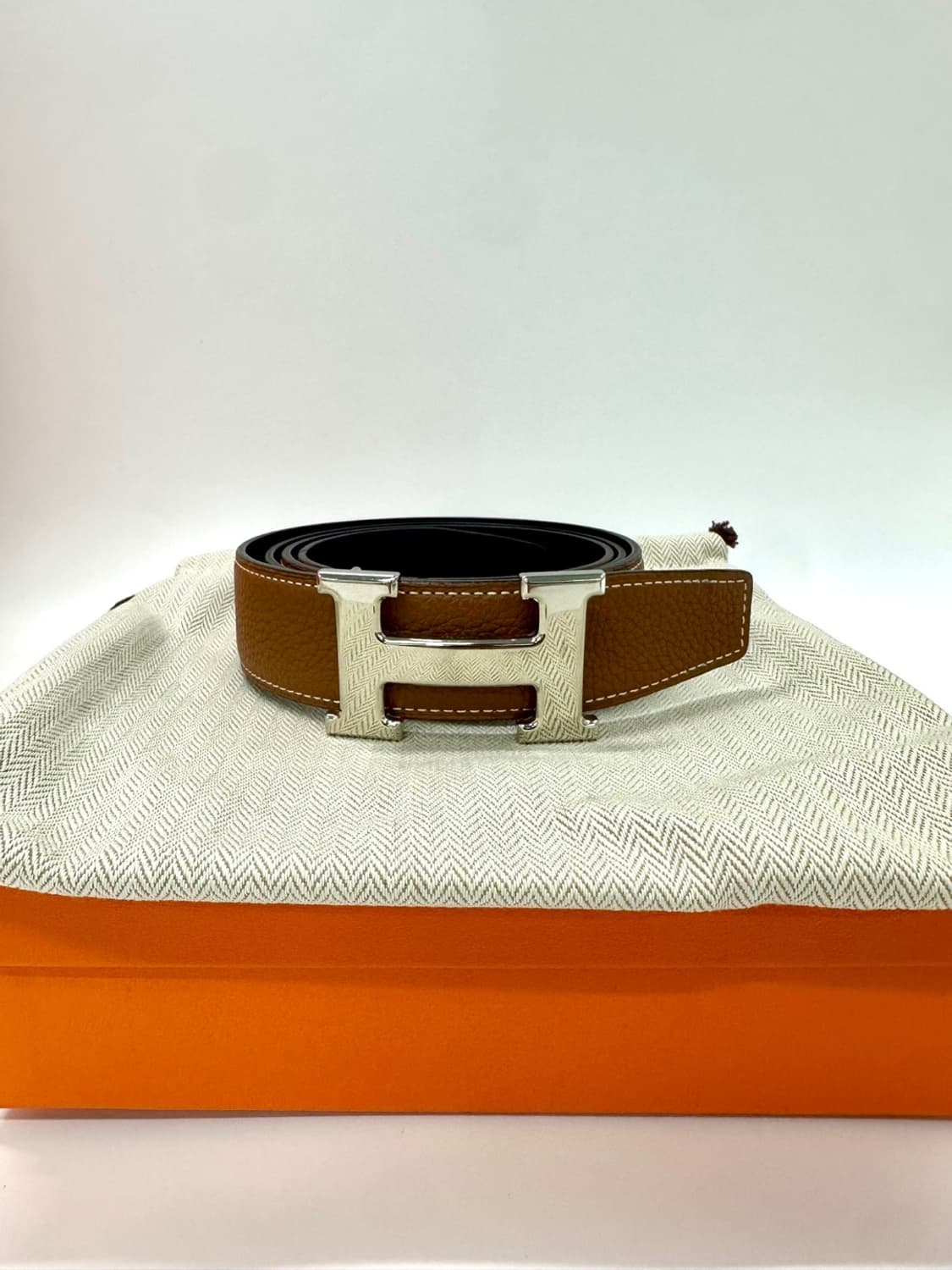 [풀구성]에르메스 H 벨트 버클 리버시블 레더 스트랩 32mm 상품이미지2
