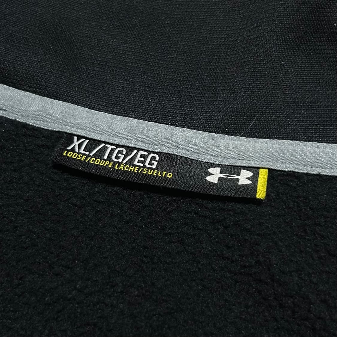 [XL] Underarmour 언더아머 기모 블랙 집업 져지 상품이미지4
