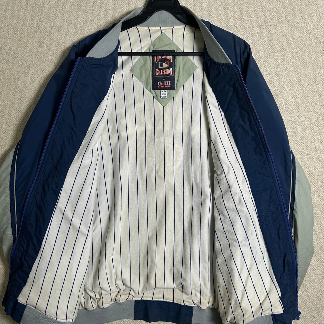  (XL) 90s 쿠퍼스다운 양키스 빅로고 자켓 상품이미지5