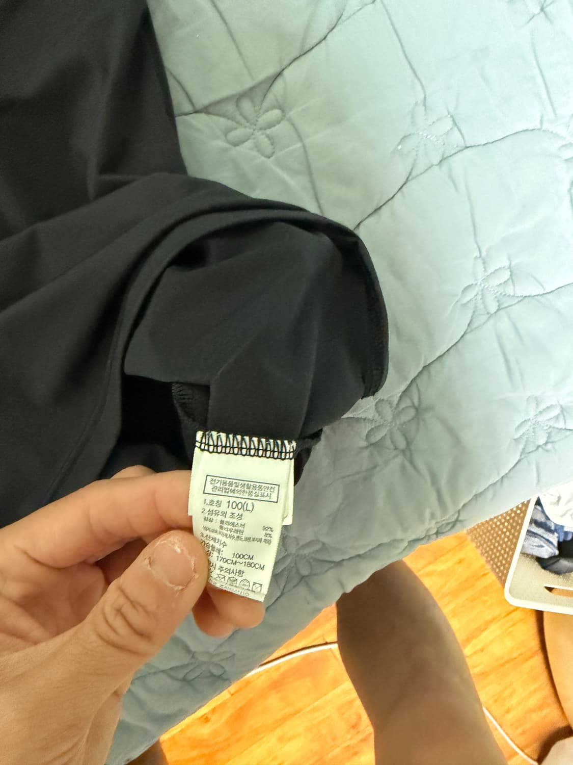 노스페이스 기능성 반팔티 L사이즈 실착1회 새상품급 판매 상품이미지3