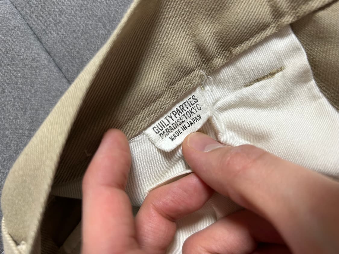 [M] 와코마리아 블랭크라인 잭 베이지 상품이미지8