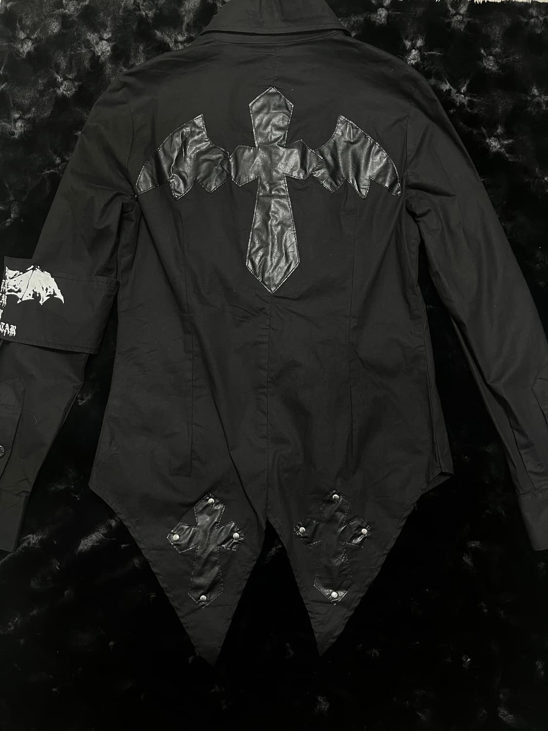 Addictarp 고스펑크 십자가 셔츠 매드펑크깔 상품이미지2